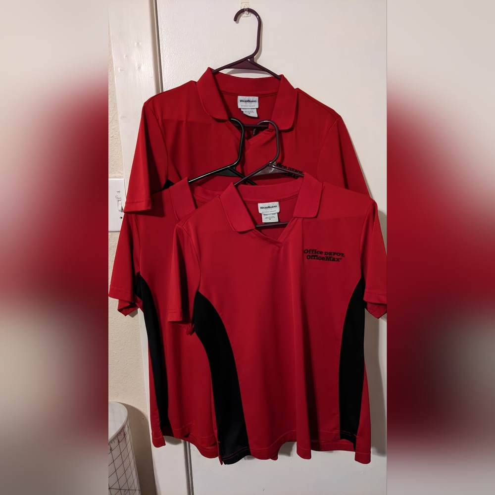 Medium Lady's Office depot office max polo set